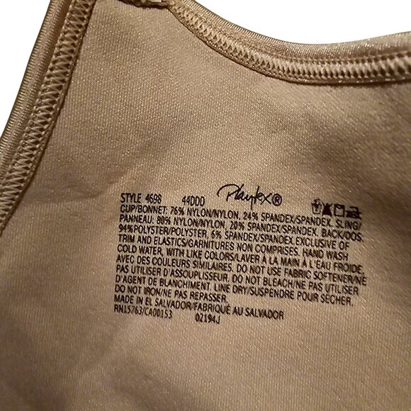 Playtex Womens 40DDD Beige Bra Style 4698 Wireless Support - Picture 5 of 7